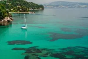 Corfu cruise chartered yacht
