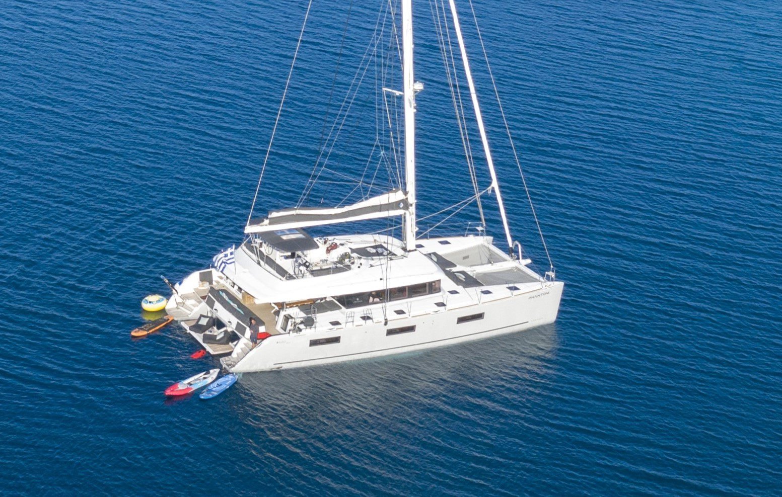 PHANTOM charter a catamaran in greece