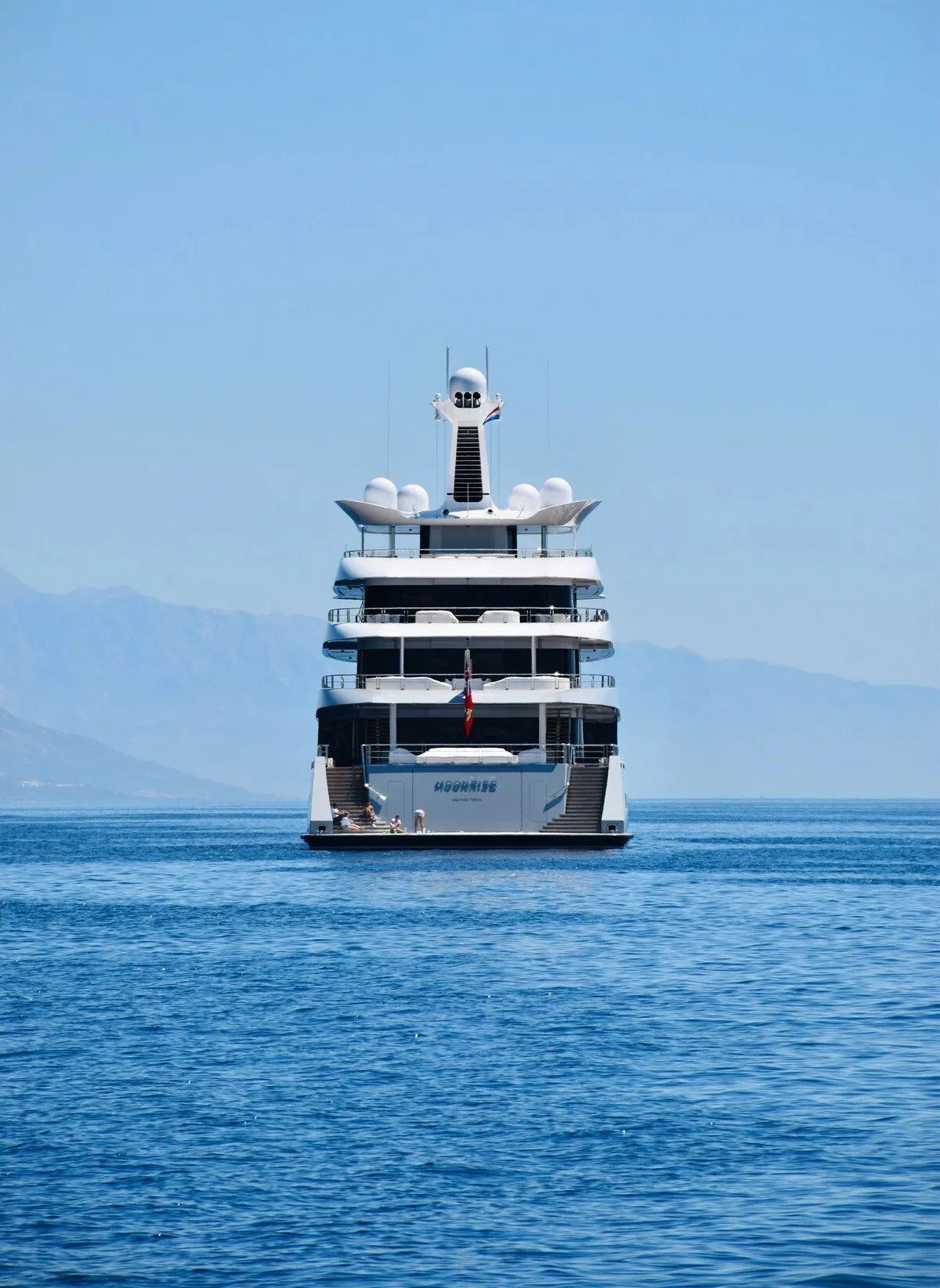 Luxury charter yacht cruising in Greece