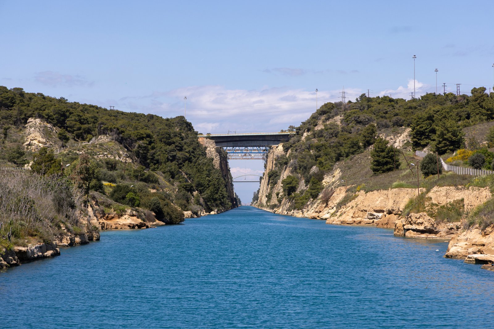 View,Of,The,Corinth,Canal,In,Greece.