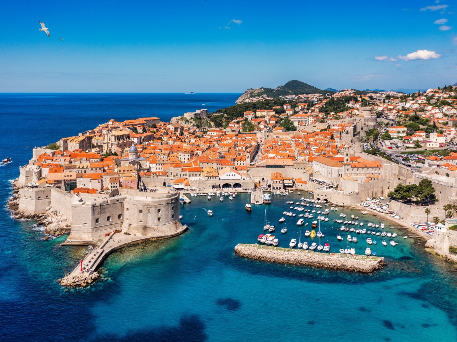 The,Aerial,View,Of,Dubrovnik,,A,City,In,Southern,Croatia