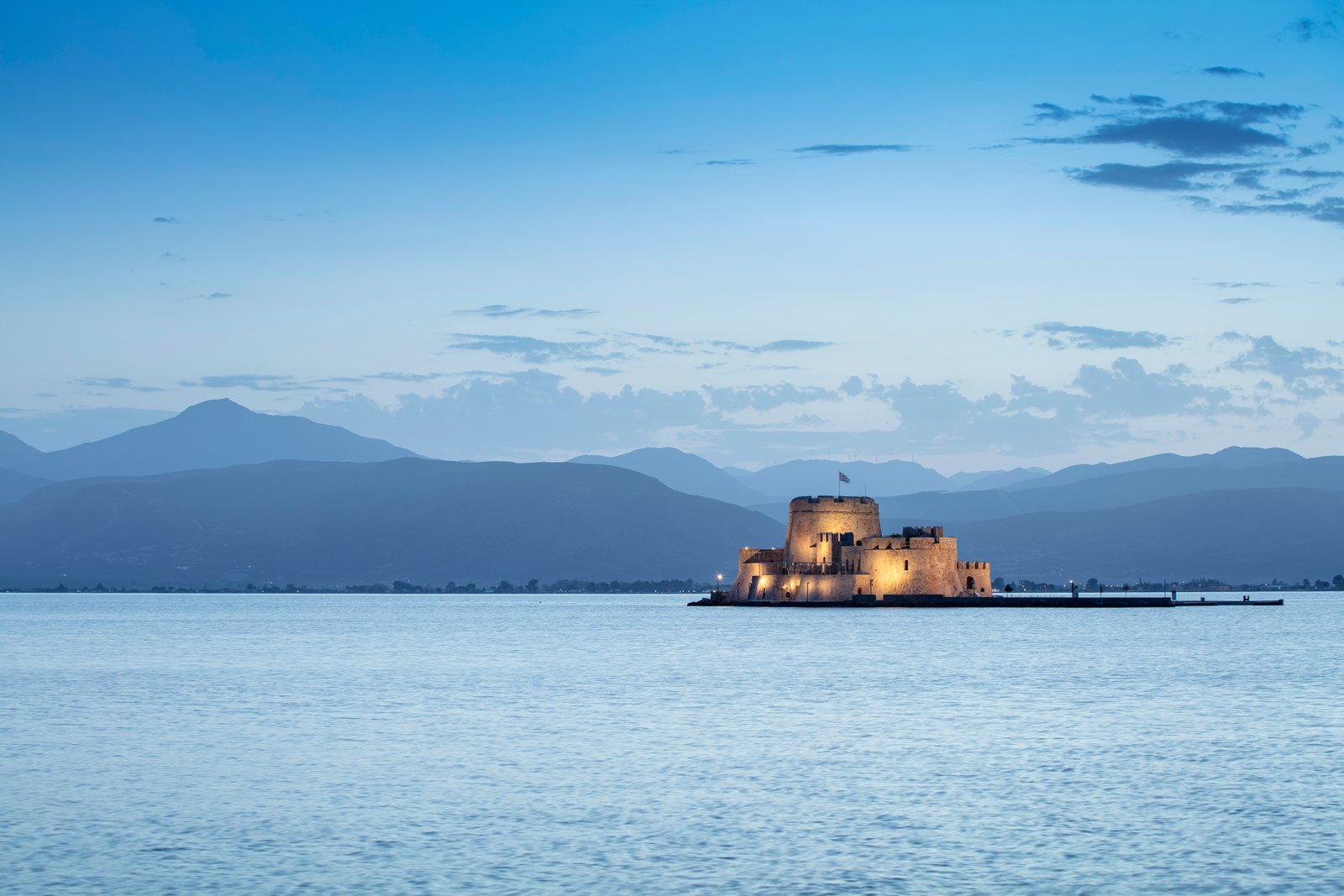 Nafplio,,Greece.,View,Over,The,Town,From,Palamidi,Fortress