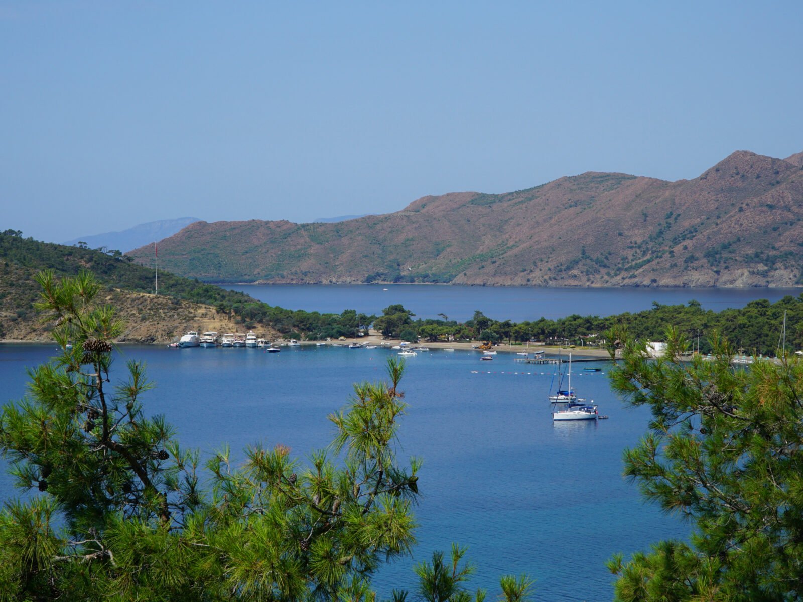 View,Of,Aktur,Bay,Of,Water,From,High,Angle.,Marmaris,
