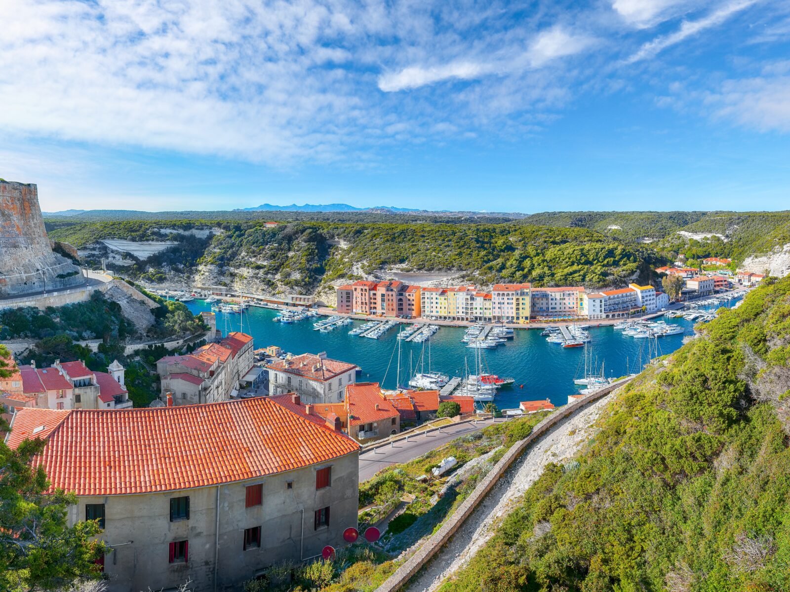 Breathtaking,View,Of,Old,Town,Bonifacio.,Popular,Travel,Destination,Of
