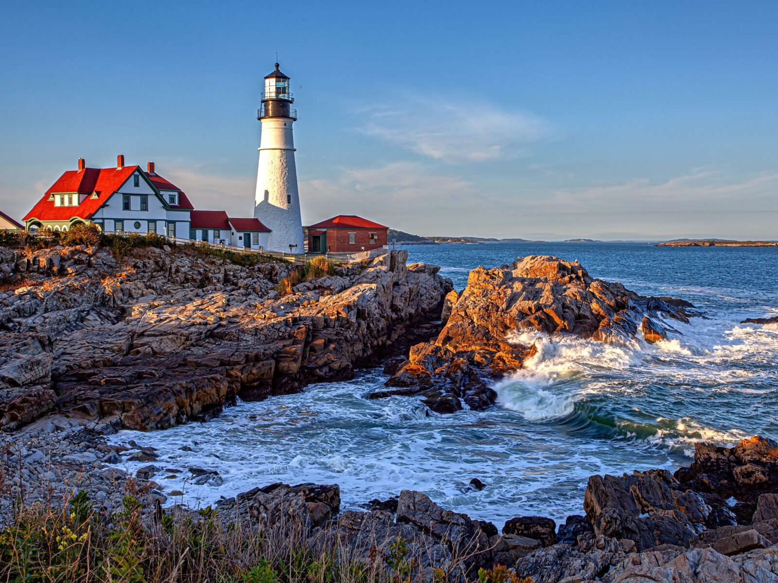 Portland,Head,Light,Is,A,Historic,Lighthouse,In,Cape,Elizabeth,