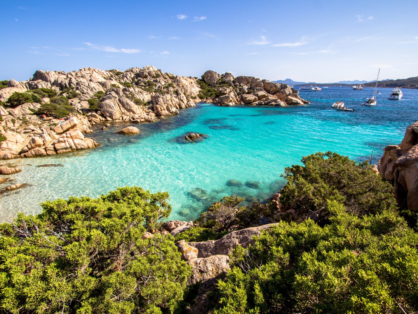 Beach,Of,Cala,Coticcio,On,Caprera,Island,,Sardinia,,Italy